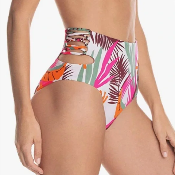 Maaji 🌺 Reversible Colorful Tropic Nature Bikini Set 👙🍉🔥☀️🦜🌴💕 - Picture 9 of 12